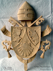 Papst-Wappen Regensburg